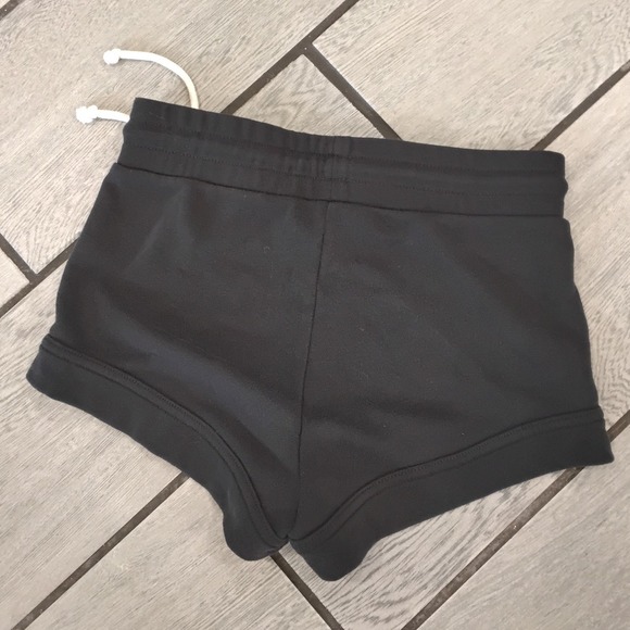 Out From Under Urban Outfitters Black French Terry Drawstring Lounge Shorts S - Picture 3 of 3
